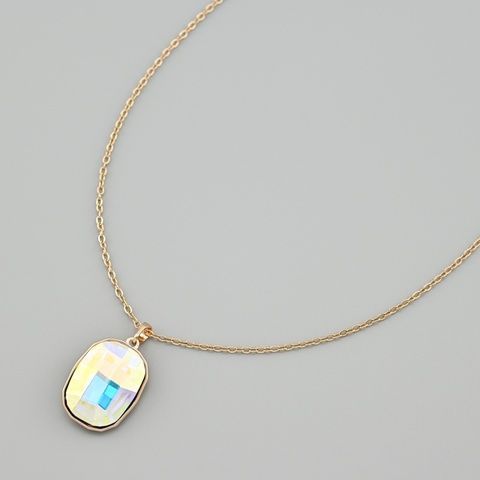 Кольє з кристалами Swarovski 50508 ширина 1.5 мм колір світанок позолота 18К _50508Ксвіт-0 фото