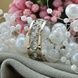 Кольцо серебряное женское с золотом Орнамент БС351 _БС351-8 фото 5
