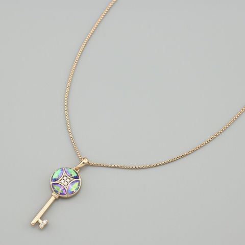 Кольє з кристалами Swarovski 50501 ширина 1 мм колір світанок позолота 18К _50501Ксвіт-0 фото