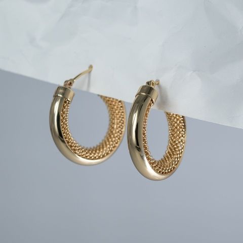 Сережки з медичного золота 18К Сахара - DGS, 28х4 мм, 7.7 г, арт. 1189 1189К фото