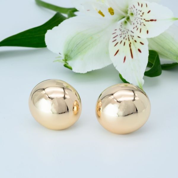 Сережки гвоздики із медичного золота 18К Eclipse - Xuping, 22х20 мм, 8.6 г, арт. 59130 59130К фото