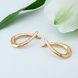 Сережки з медичного золота 18К Кохання - Xuping, 27х16 мм, 4,6 г, арт. 59129 59129К фото 1
