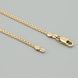 Ланцюжок Бісмарк класичний 39696 ширина 2 мм позолота 18К _39696К-3 фото 2