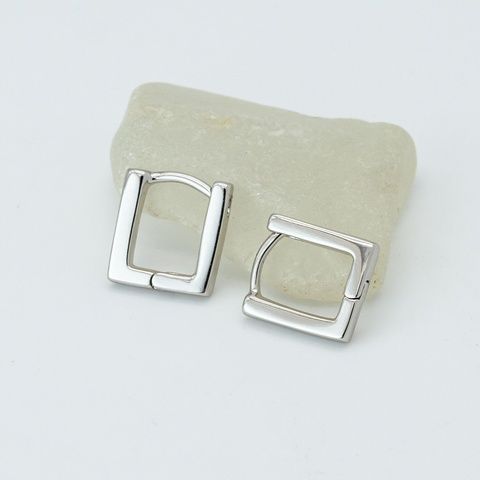 Сережки з медичного золота Біле Золото Лайк - Xuping, 9х2 мм, 1 г, арт. 59375 59375БЗ фото