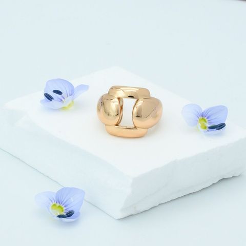 Сережка каффа з медичного золота 18К Кларисса - Xuping, 13х10 мм, 1.9 г, арт. 59151 59151К фото