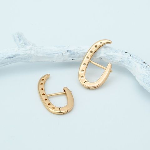 Сережки із медичного золота 18К Лея - Xuping, 22х2 мм, 1.9 г, арт. 59887 59887К фото